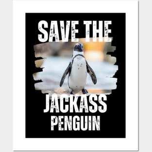 Save the Jackass Penguin Posters and Art